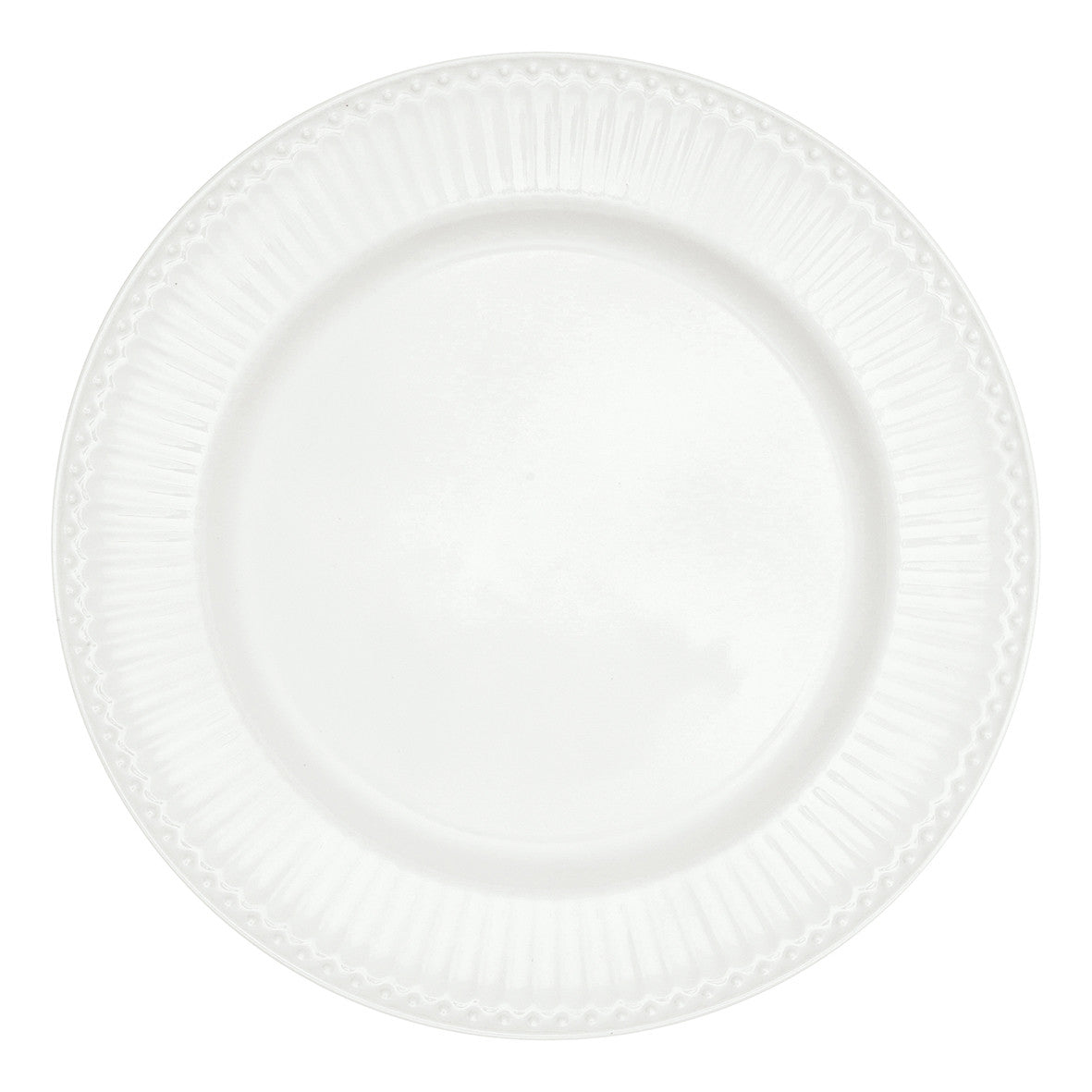Plate Alice white