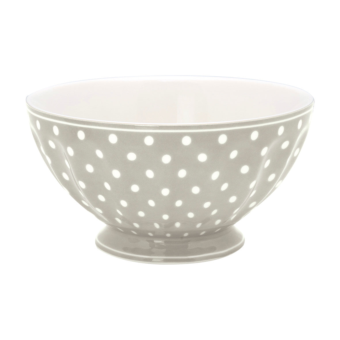 French bowl xlarge spot grey