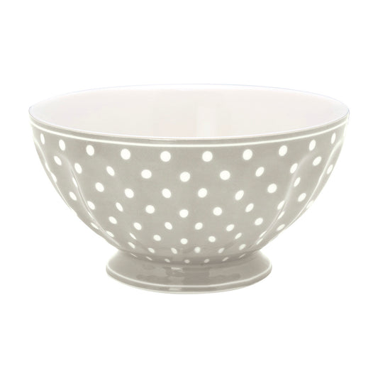 French bowl xlarge spot grey