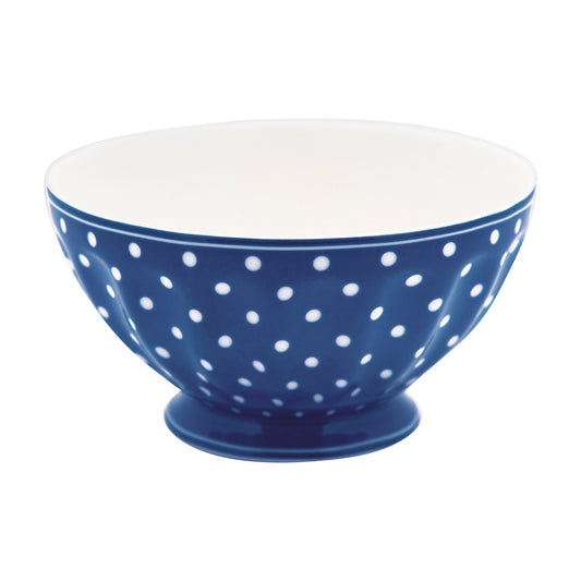 French bowl xlarge spot blue