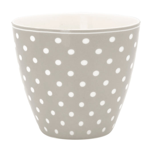 Latte cup spot grey