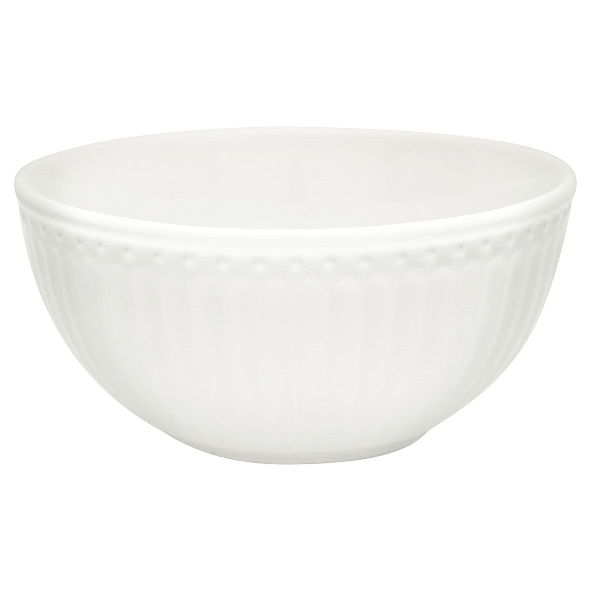 Cereal bowl Alice white