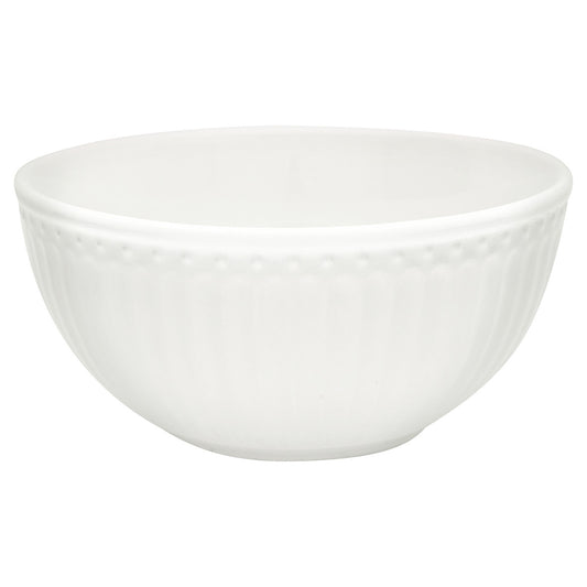Cereal bowl Alice white