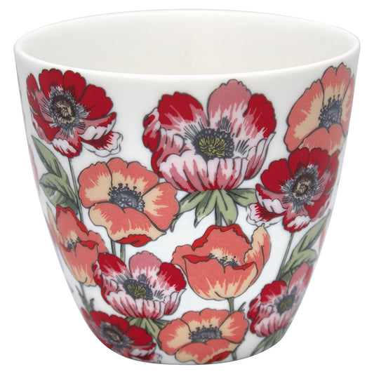 Latte cup Aria white