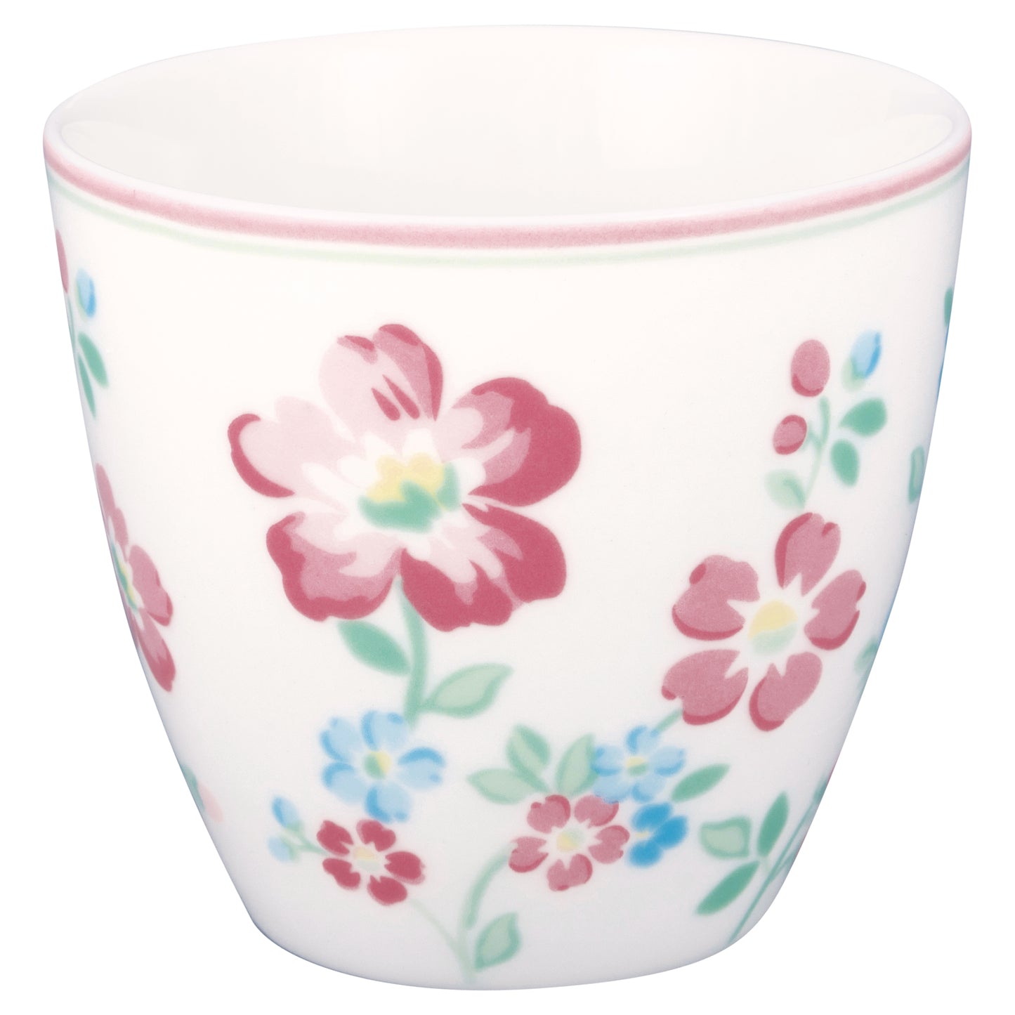 Latte cup Althea white