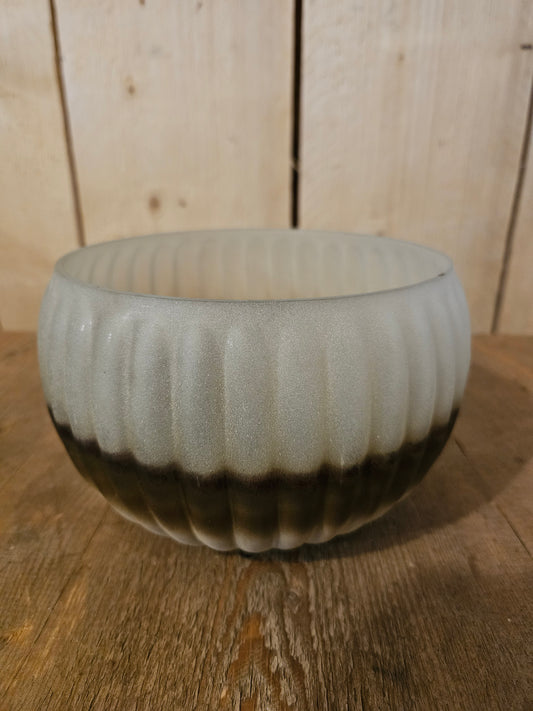 Windlicht grijs/bruin