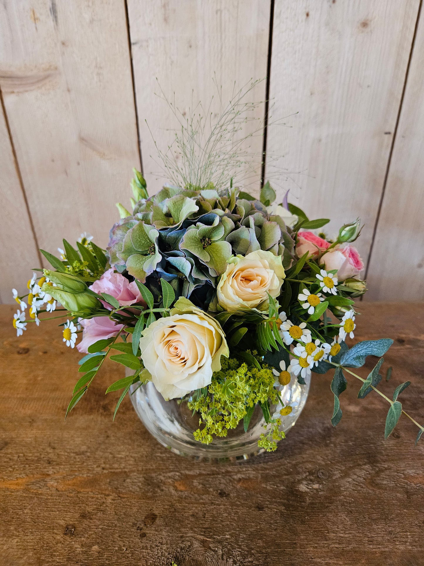 Kort boeket in vaas "small"