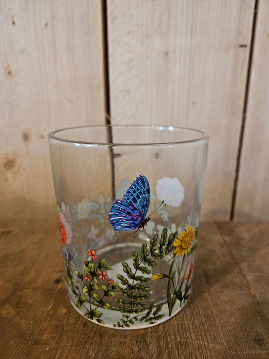 Waxinelicht voorjaar, gekleurd